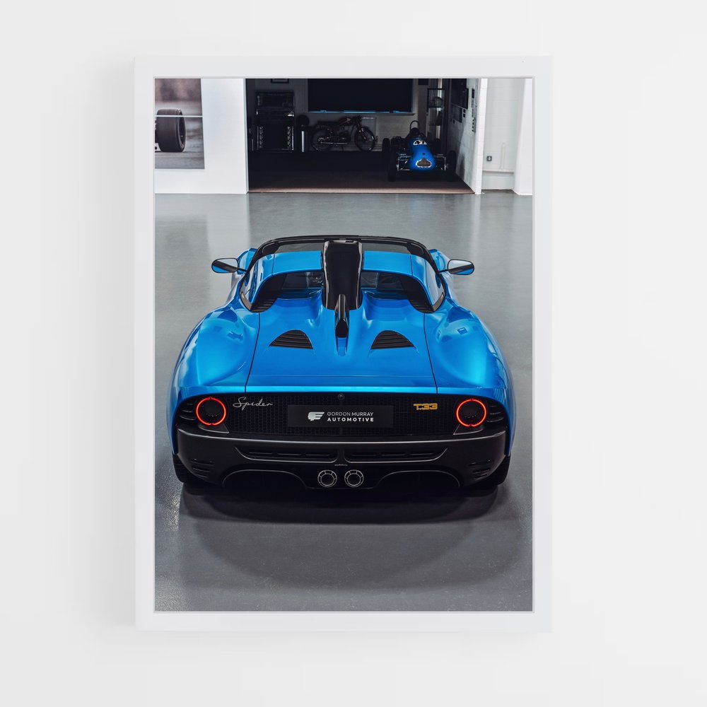 Poster Supercar Kobo – affiche Gordon Murray (vue 3)